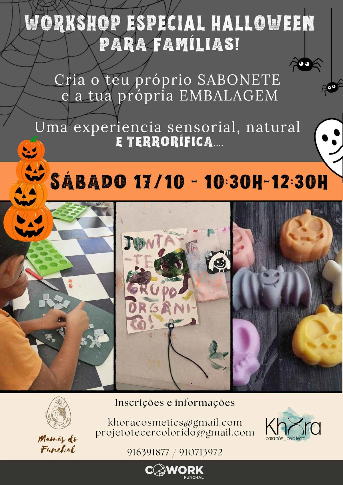 Soap-Making and Natural Painting Workshop - HALLOWEEN