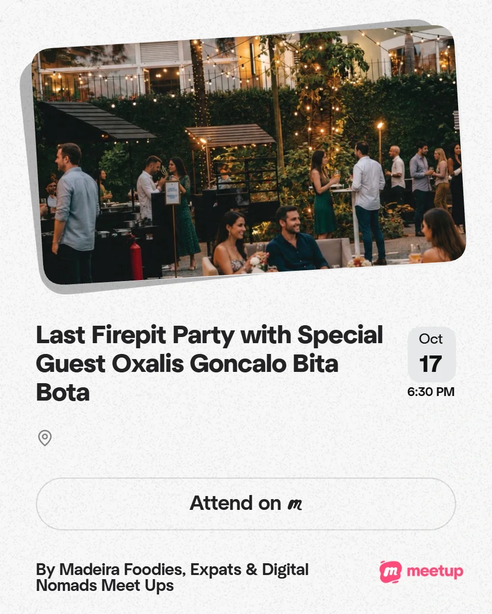 Last Firepit Party with Special Guest Gonçalo Bita Bota
