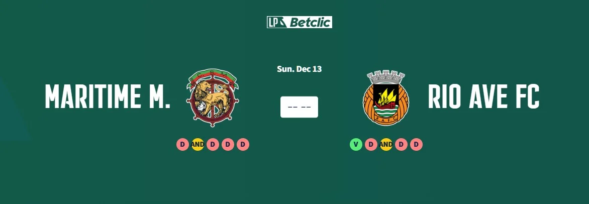 Marítimo vs Rio Ave FC