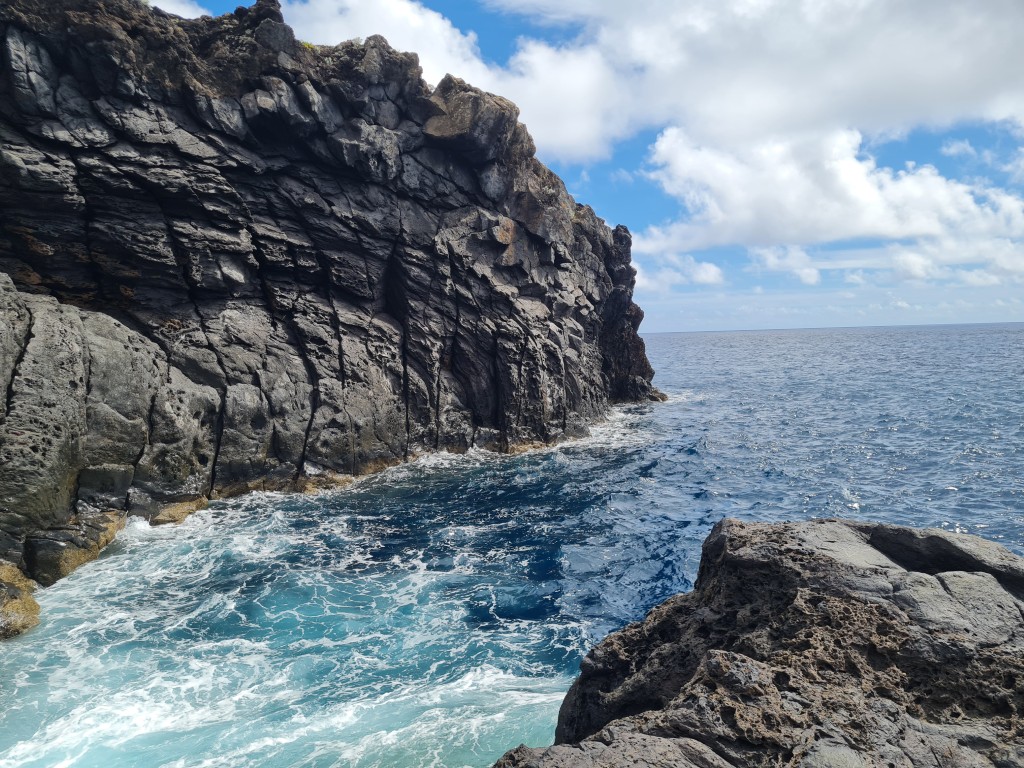 Hidden beach in Caniço